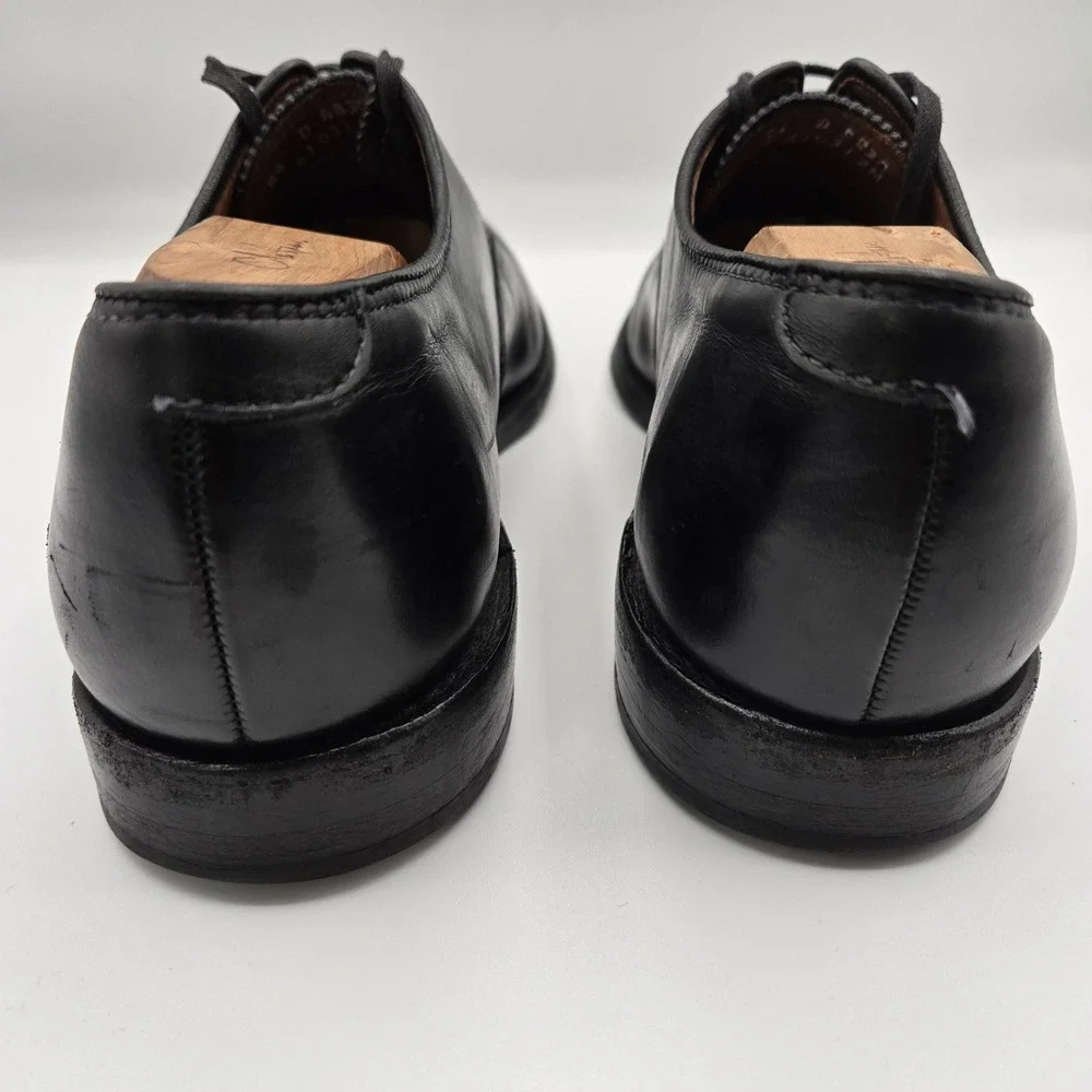 Allen Edmonds Shoes Mens Size 8.5 Black Oxford Leather Dress Made In USA